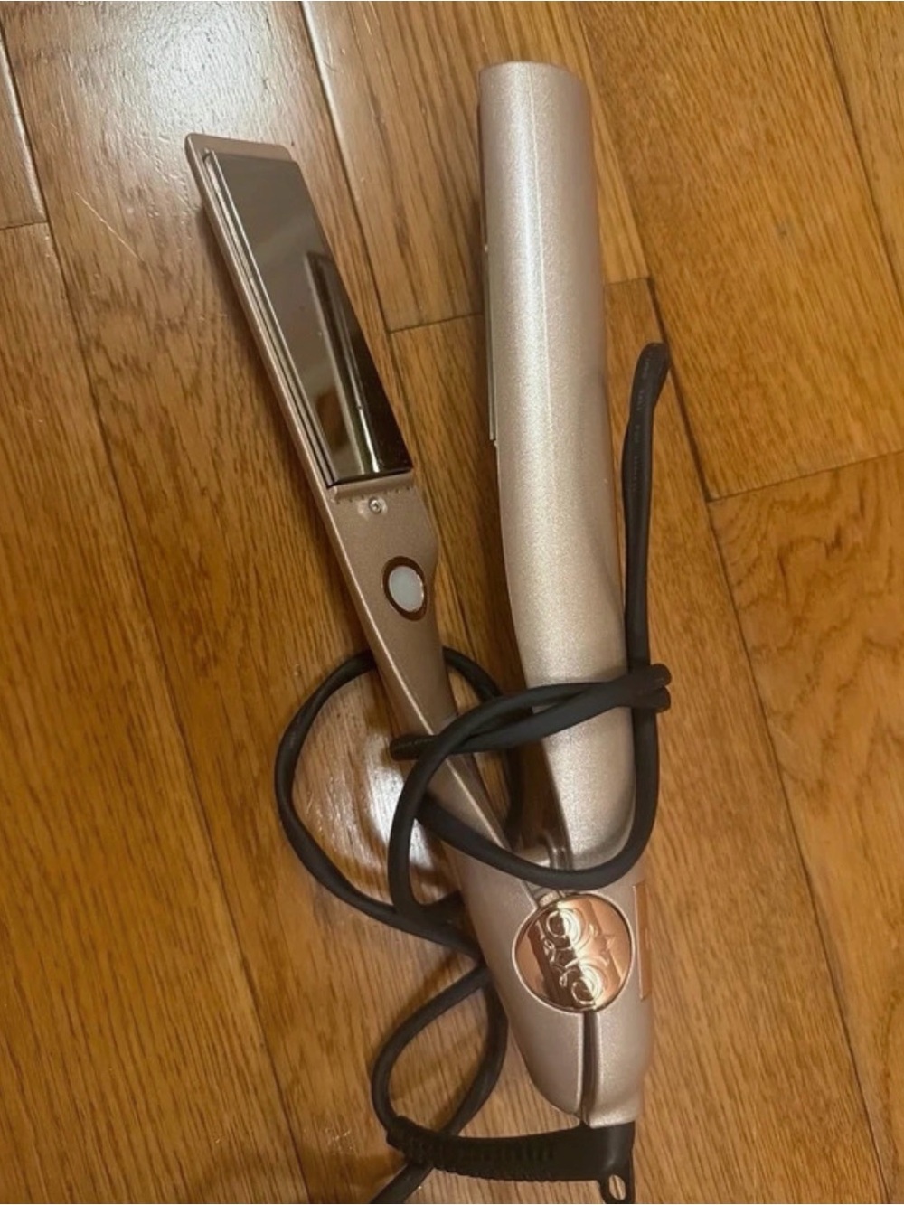 Tyme rose gold curling iron